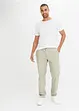 Pantalon chino extensible, ample en coton, droit, bonprix