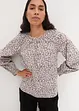 Blouse à col rond, bonprix