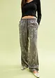 Pantalon tissé avec impression foil brillante, bonprix