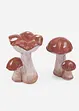 Objet déco champignons (lot de 2), bonprix