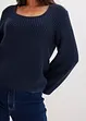 Pull à décolleté carré, bonprix