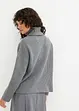 Pull col roulé en maille côtelée, bonprix