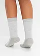 Lot de 4 paires de chaussettes effet tricot, bonprix