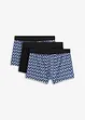 Lot de 3 boxers coton, bonprix