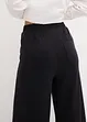 Pantalon sweat ample avec bas de jambe zippés et ceinture élastiquée, bonprix