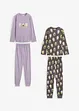 Pyjama fille (ens. 4 pces), bonprix