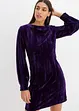 Robe courte en velours, bonprix