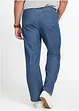 Pantalon taille extensible classique en coton léger, droit, bonprix
