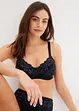 Soutien-gorge minimiseur à fil lurex multicolore, bonprix