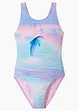 Maillot 1 pièce fille, bonprix