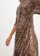 Robe oversize à sequins, bonprix