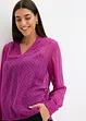 Blouse en crêpe texturé, bonprix