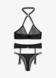 Soutien-gorge brassière + string + porte-jarretelles (ens. 3 pces), VENUS