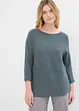 Pull côtelé oversize en viscose mélangée, bonprix