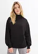 Sweat-shirt manches longues en matière néoprène, bonprix