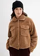 Veste en matière peluche oversize, bonprix