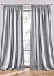 Lot de 2 rideaux en microfibre facile d’entretien, bonprix