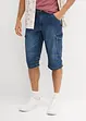 Bermuda long poches cargo en denim léger, coupe loose, bonprix