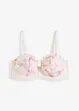 Soutien-gorge balconnet avec broderies imprimées, bonprix