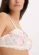 Soutien-gorge balconnet avec broderies imprimées, bonprix