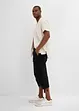 Pantalon cargo extensible et loose, longueur 3/4, bonprix