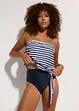 Tankini oversize (ens. 2 pces) à bretelles amovibles, bonprix