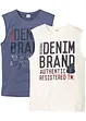 Lot de 2 débardeurs marcel 100% coton, bonprix