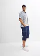 Bermuda cargo long extensible, Regular, bonprix