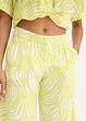 Pantalon palazzo à taille élastiquée, bonprix