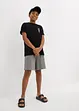 Lot de 2 shorts en jersey léger, bonprix