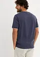 T-shirt aspect superposé avec écusson poitrine, bonprix