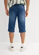 Long bermuda en jean extensible, Regular, bonprix
