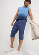 Bermuda long en toile délavée, regular, bonprix