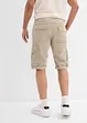 Bermuda cargo 100% coton, Regular, bonprix
