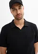 Polo en coton texturé, bonprix