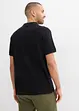 Polo en coton texturé, bonprix