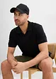 Polo en coton texturé, bonprix