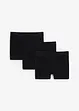 Lot de 3 boxers sans coutures, bonprix