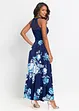Robe longue estivale avec imprimé floral et dentelle, bonprix