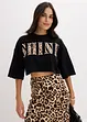 T-shirt court 100% coton, bonprix
