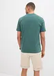 Lot de 2 T-shirts col tunisien 100 % coton, bonprix