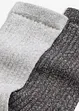 Lot de 2 paires de chaussettes avec coton et lurex, bonprix