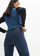 Jean bootcut taille mi-haute, extensible, bonprix