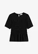 T-shirt avec smocks, bonprix