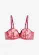 Soutien-gorge balconnet avec dentelle florale, bonprix