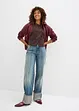 Jean droit, taille haute, bonprix