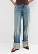 Jean droit, taille haute, bonprix