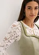 Dirndl avec tablier à sequins (ens. 2 pces), bonprix