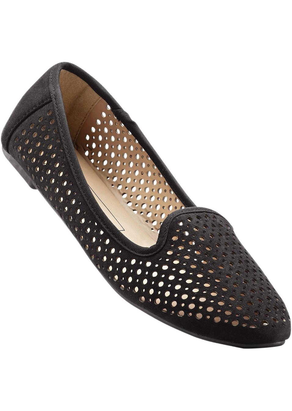 slippers femme noir