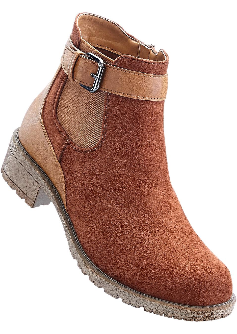 chelsea cognac femme